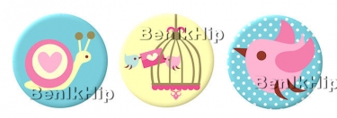 Button 25 mm Sweethearts
